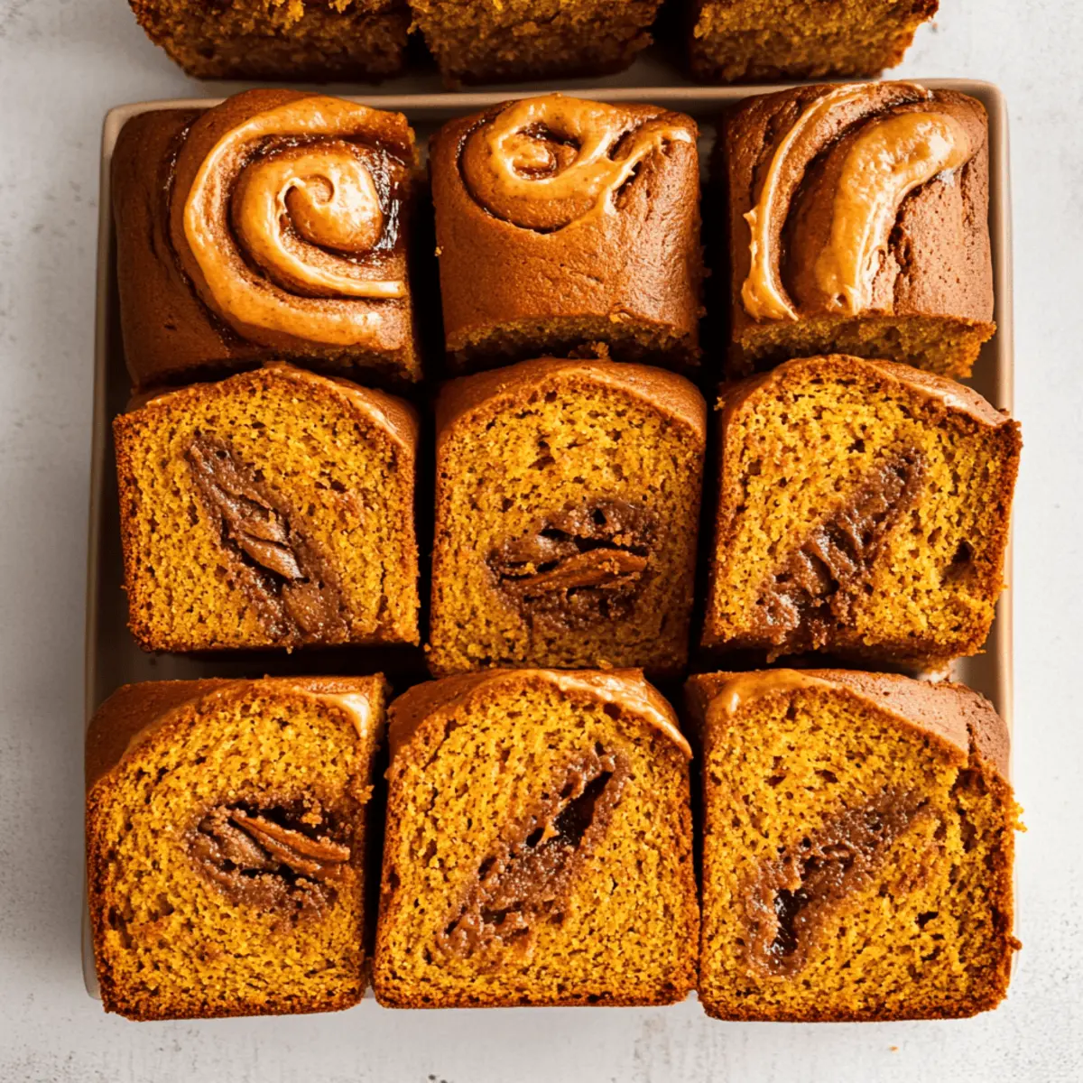 Delicious Mini Pumpkin Bread with Cinnamon Swirl Recipe