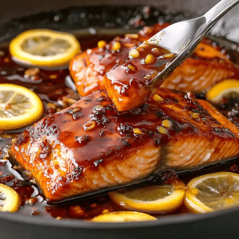 Honey Garlic Glazed Salmon