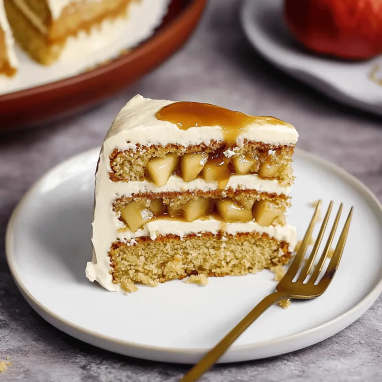 Salted Caramel Apple Cake