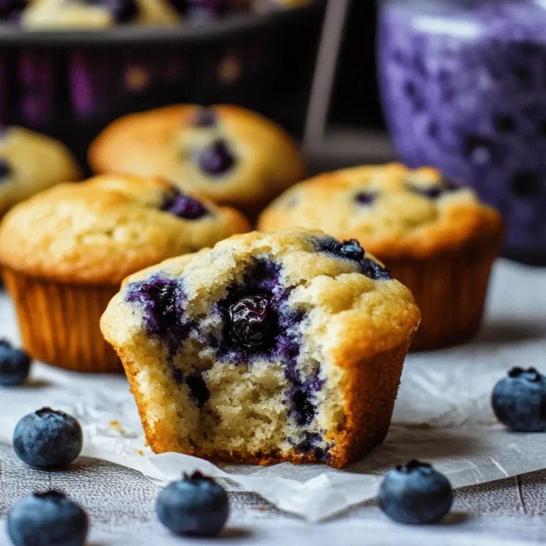 Healthy Greek Yogurt Blueberry Protein Muffins