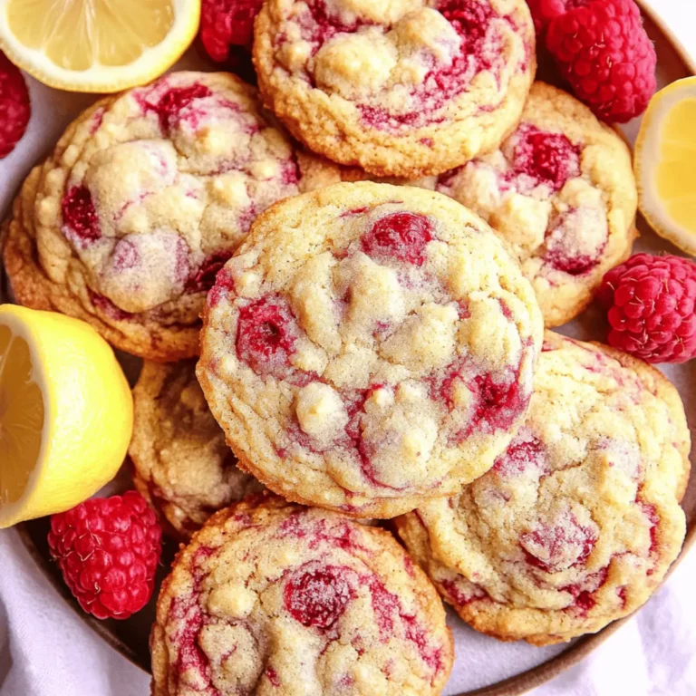 Lemon Raspberry Cookies