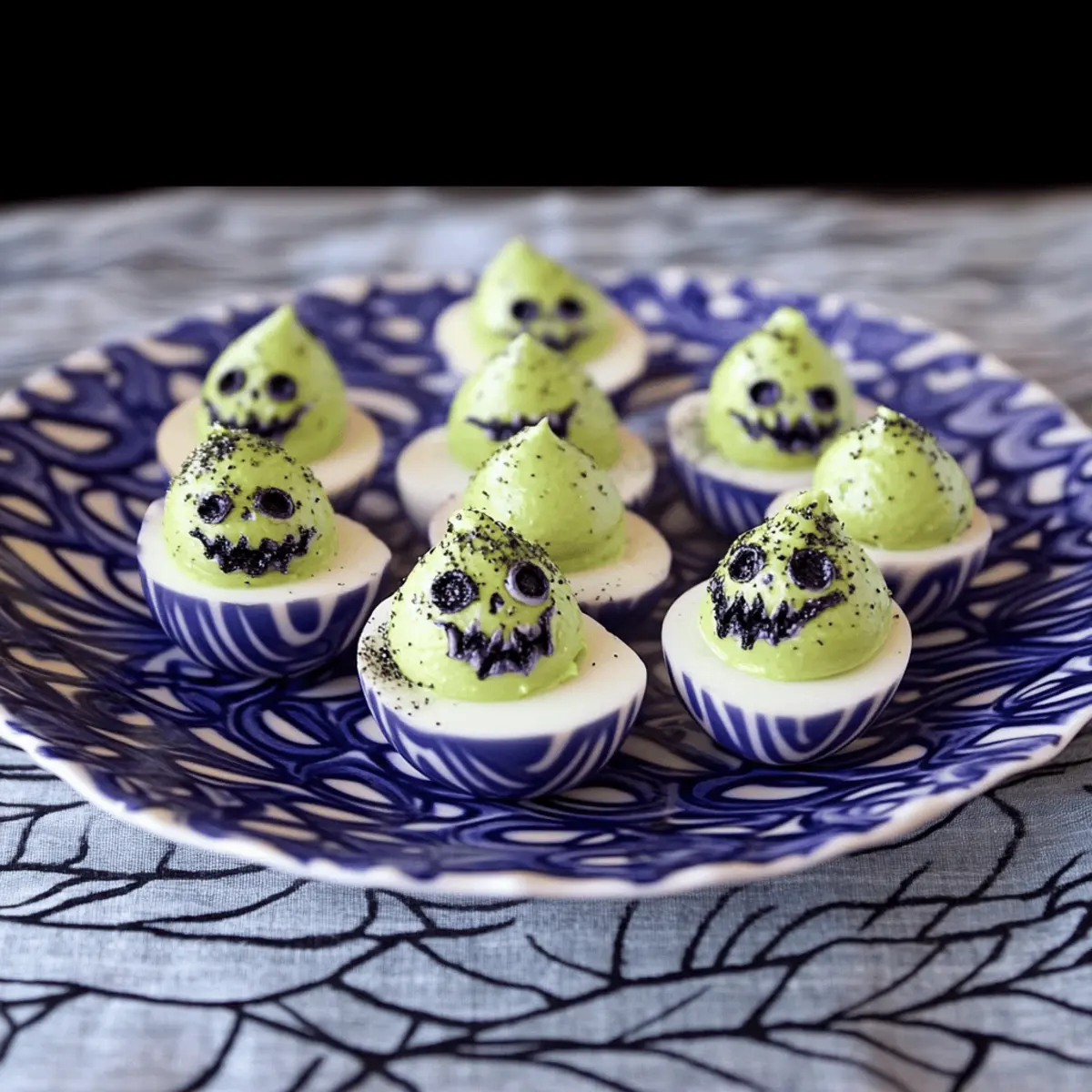 Creepy Deviled Eggs for Halloween: Colorful and Festive Treats