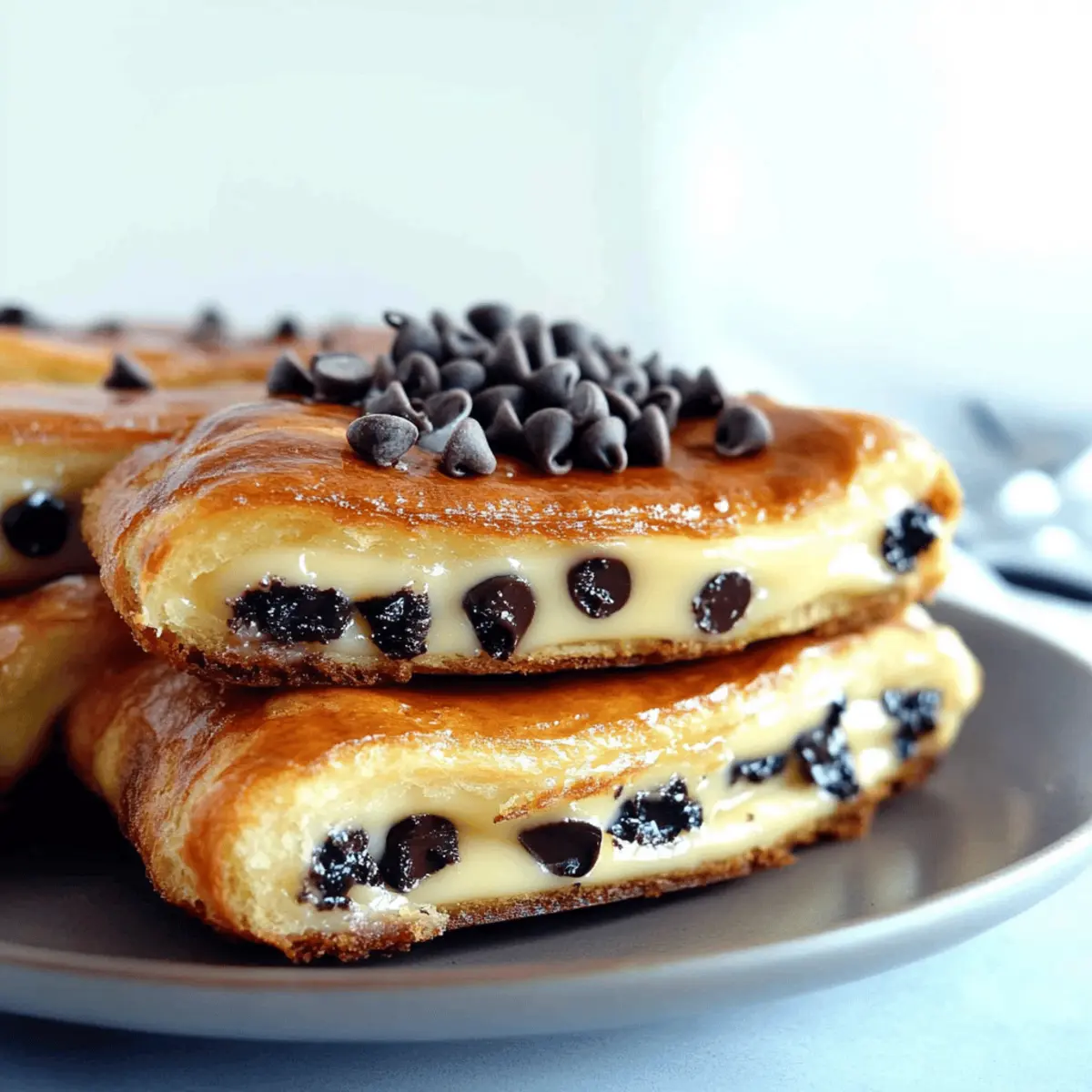 Indulge in Chocolate Chip Vanilla Custard Brioches Recipe