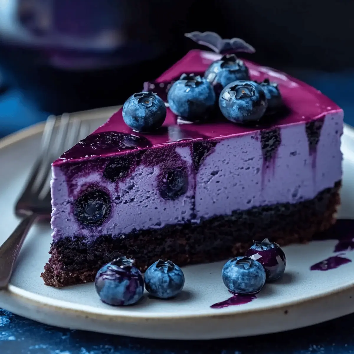 Delicious Ravenclaw Midnight Blueberry Cheesecake Recipe