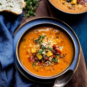 roasted veggie soup