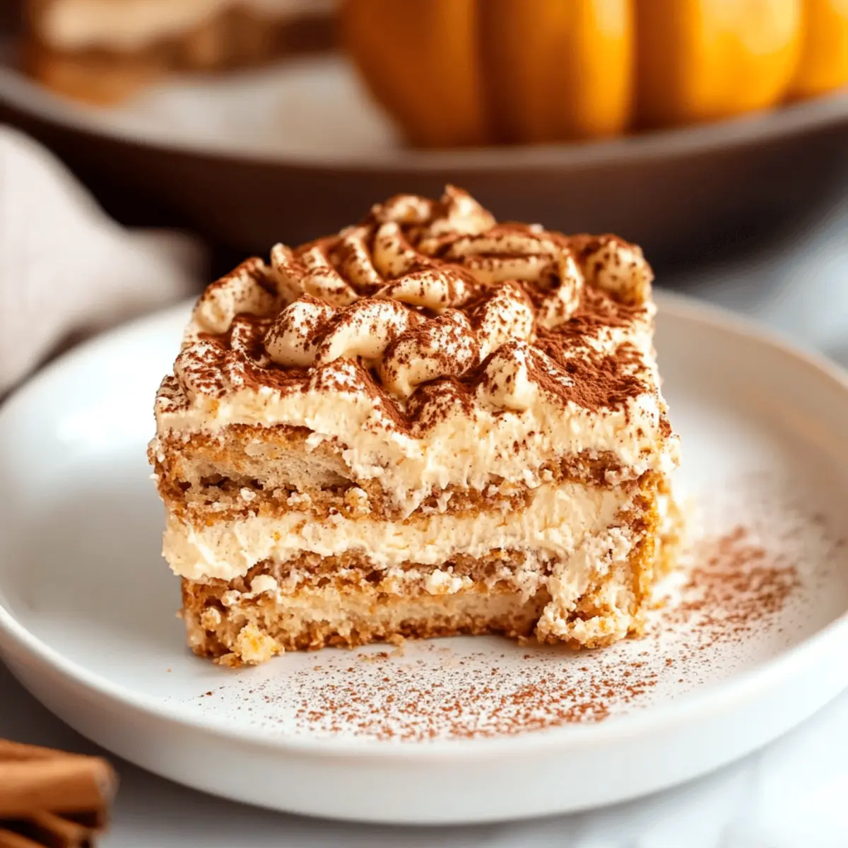 Irresistible Creamy Pumpkin Tiramisu Recipe for Autumn Desserts