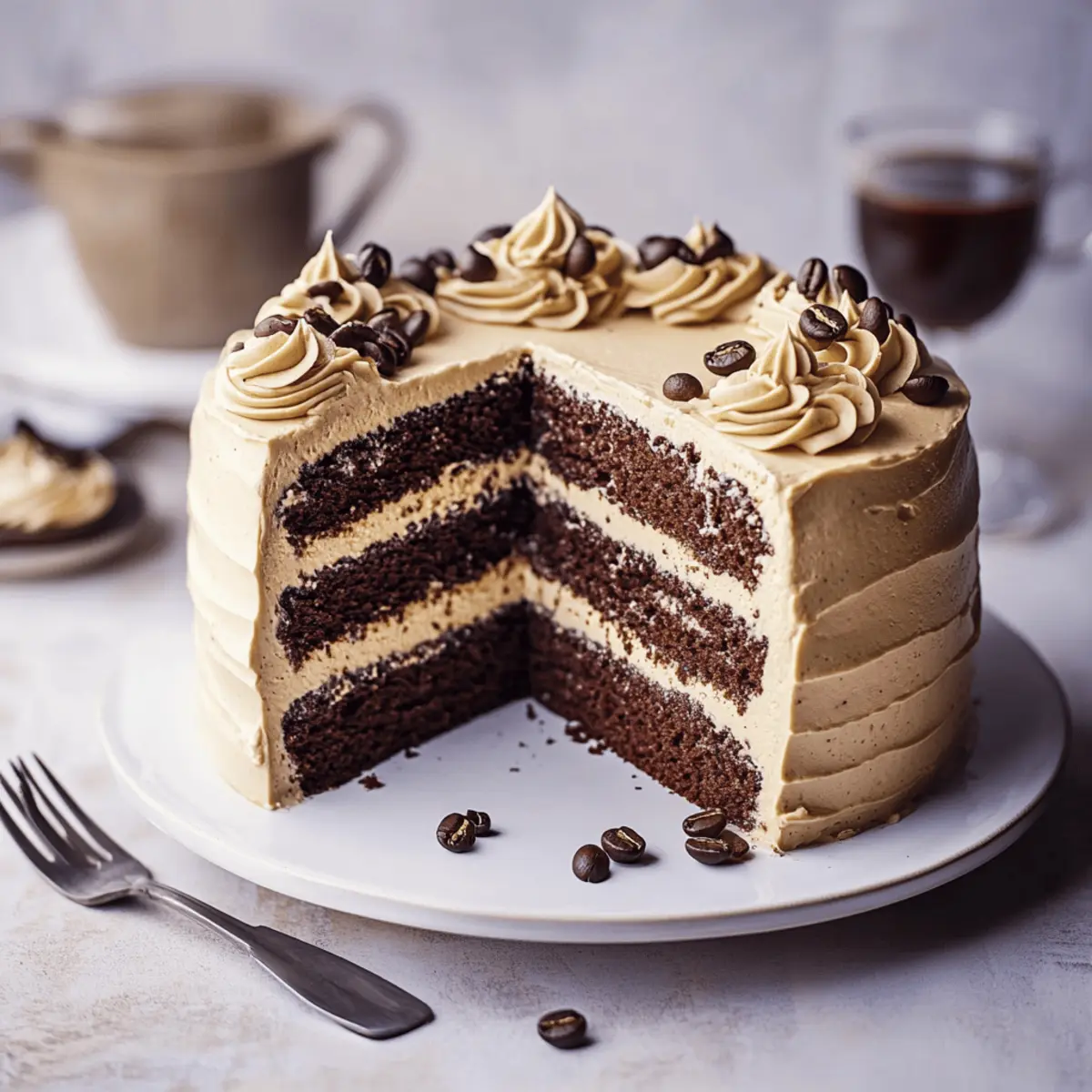 Indulge in Chocolate and Espresso Cream Cake for Ultimate Decadence