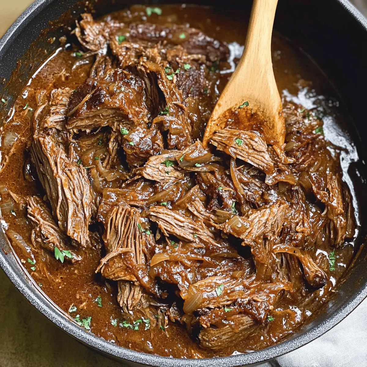 Hearty Instant Pot French Onion Pot Roast Recipe for Comfort Food