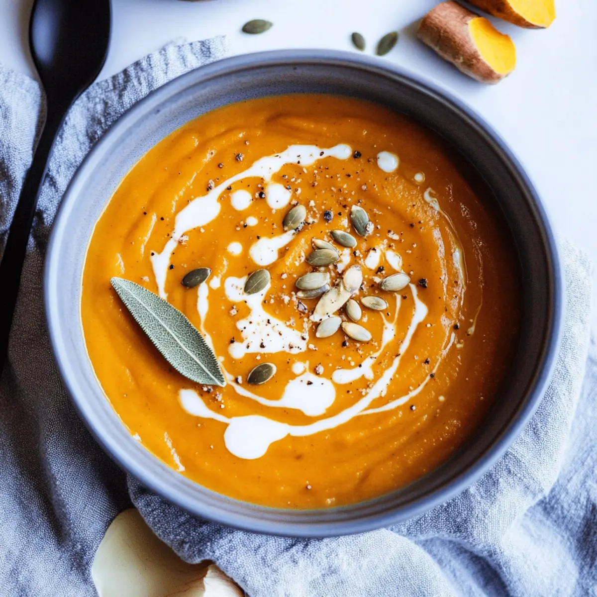 Anti-Inflammatory Pumpkin & Sweet Potato Soup Recipe in 30 Minutes