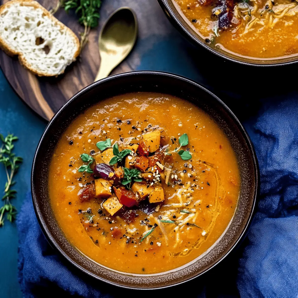 Delicious Roasted Veggie Soup Recipe for a Healthy Meal