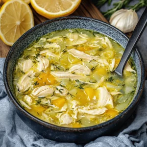 Greek Lemon Chicken Soup