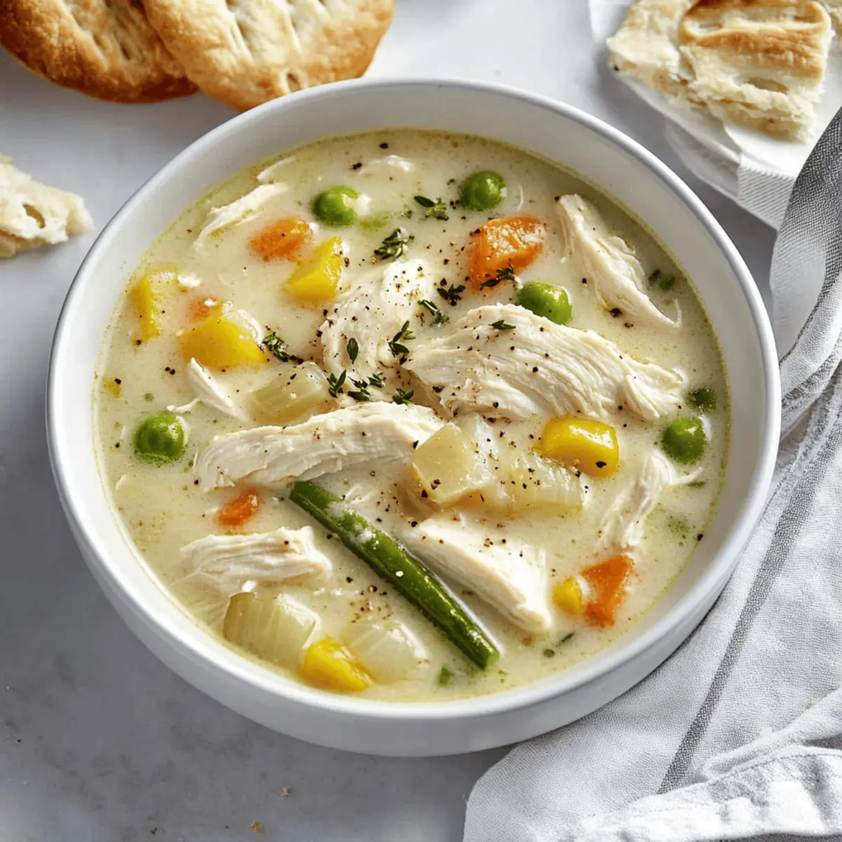 Delicious Chicken Pot Pie Soup Recipe Ready in 35 Minutes