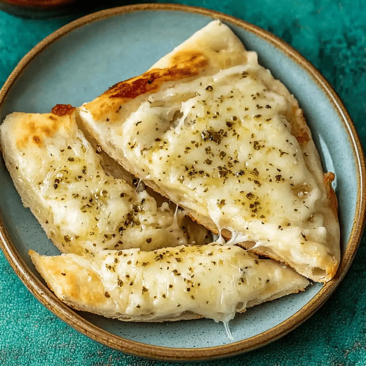 Delicious Air Fryer Garlic Flatbread Recipe Ready in 5 Minutes