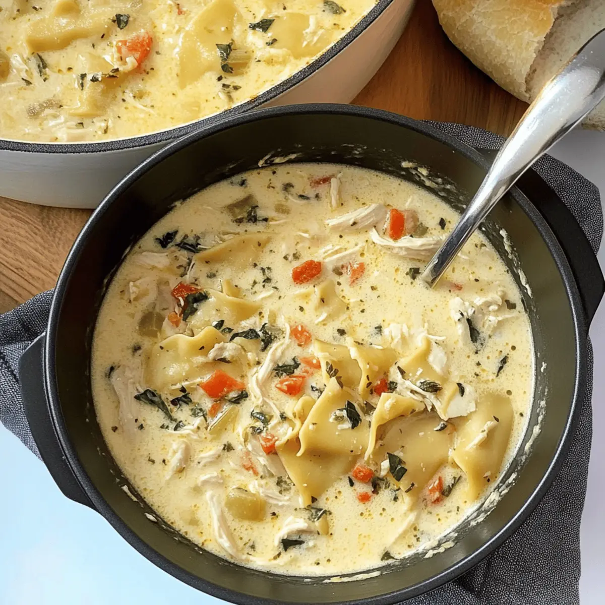 Irresistible White Chicken Lasagna Soup Recipe