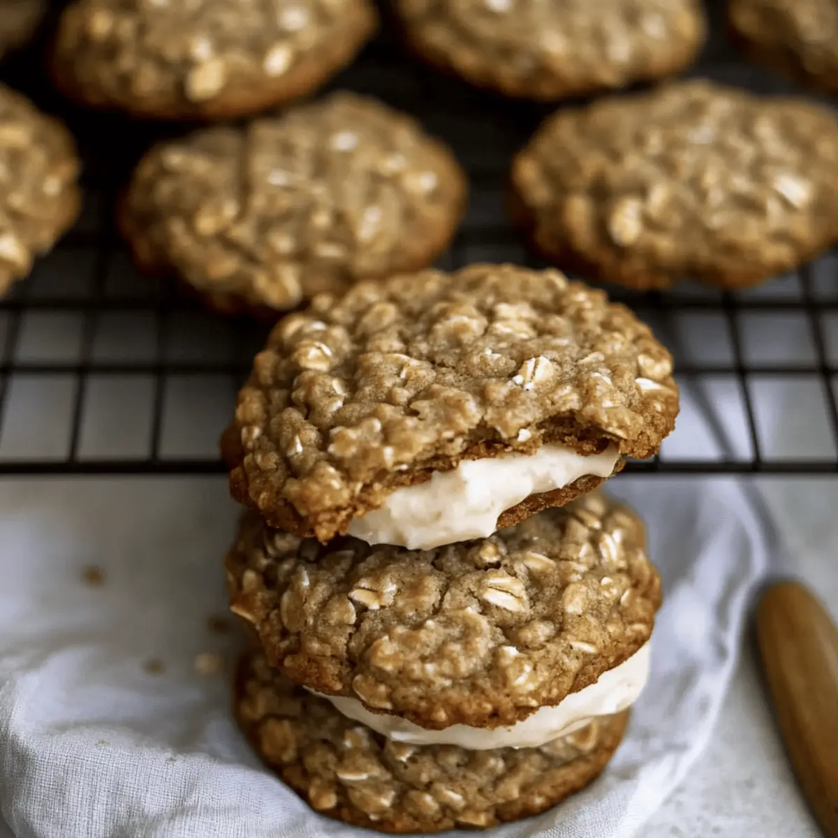 Chewy Brown Butter Chai Oatmeal Cookies with Maple Glaze Recipe