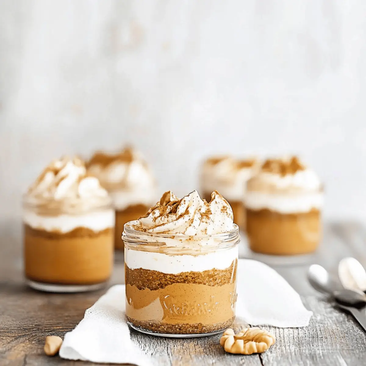 Delicious No-Bake Pumpkin Cheesecake Jars Perfect for Fall