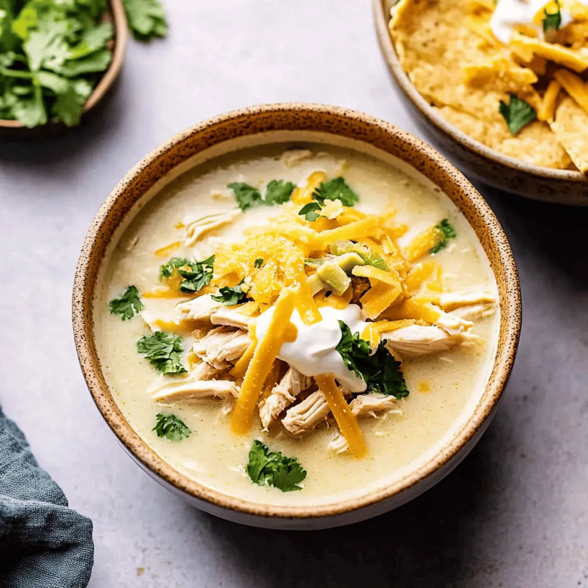 The Easiest Crockpot White Chicken Chili with Cream Cheese Recipe