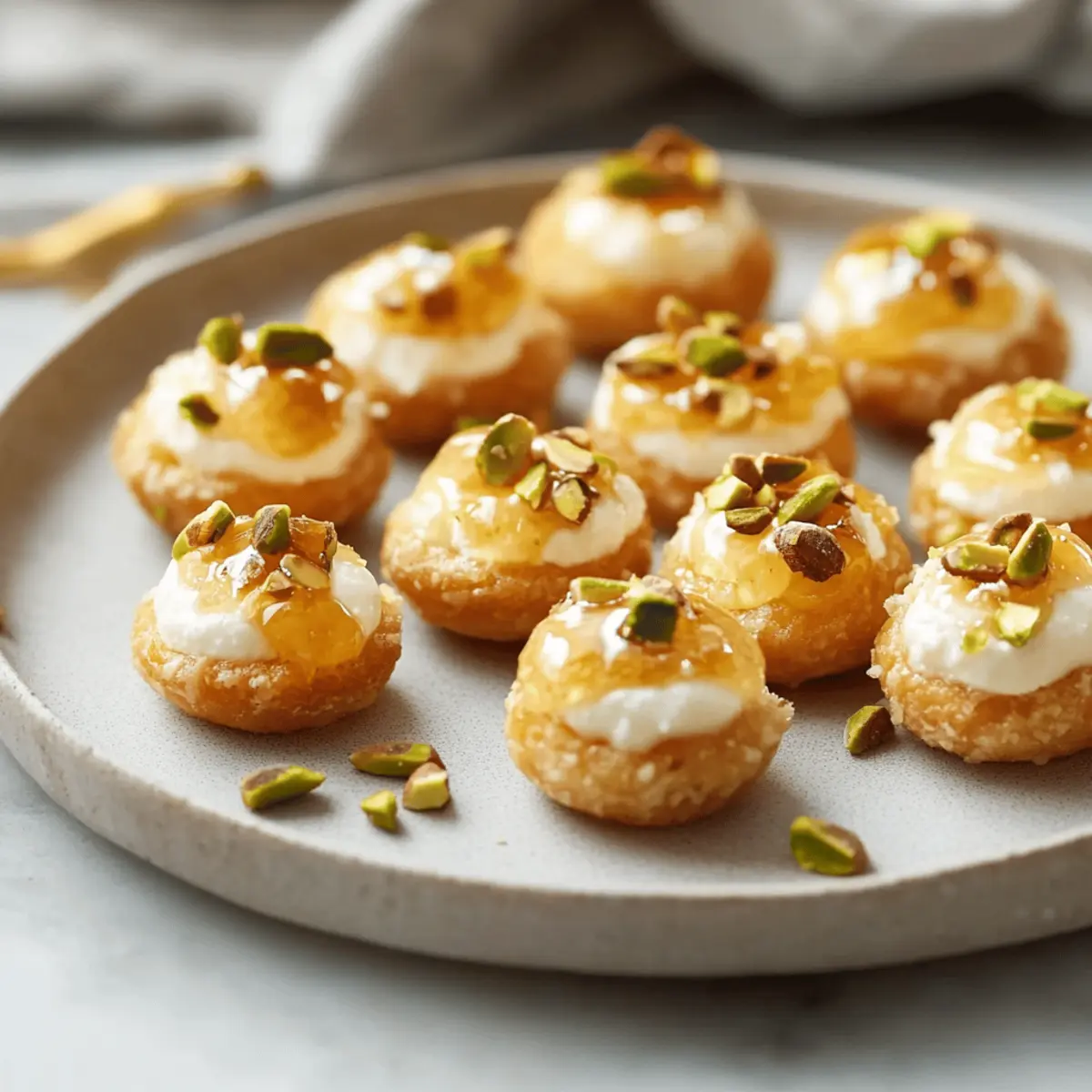 Delicious Ricotta Pistachio Honey Bites Recipe for Sweet Treats
