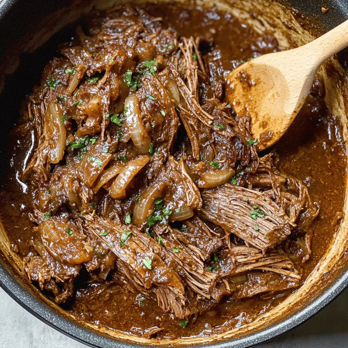 Hearty Instant Pot French Onion Pot Roast Recipe for Comfort Food