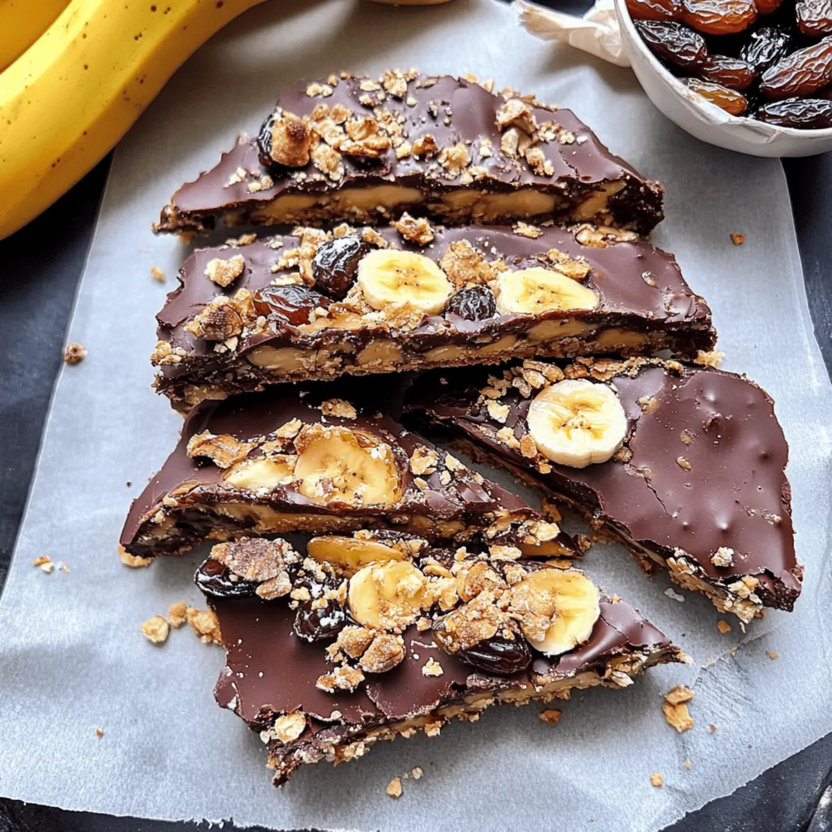 Delicious Peanut Butter Banana Date Bark Recipe in 60 Minutes