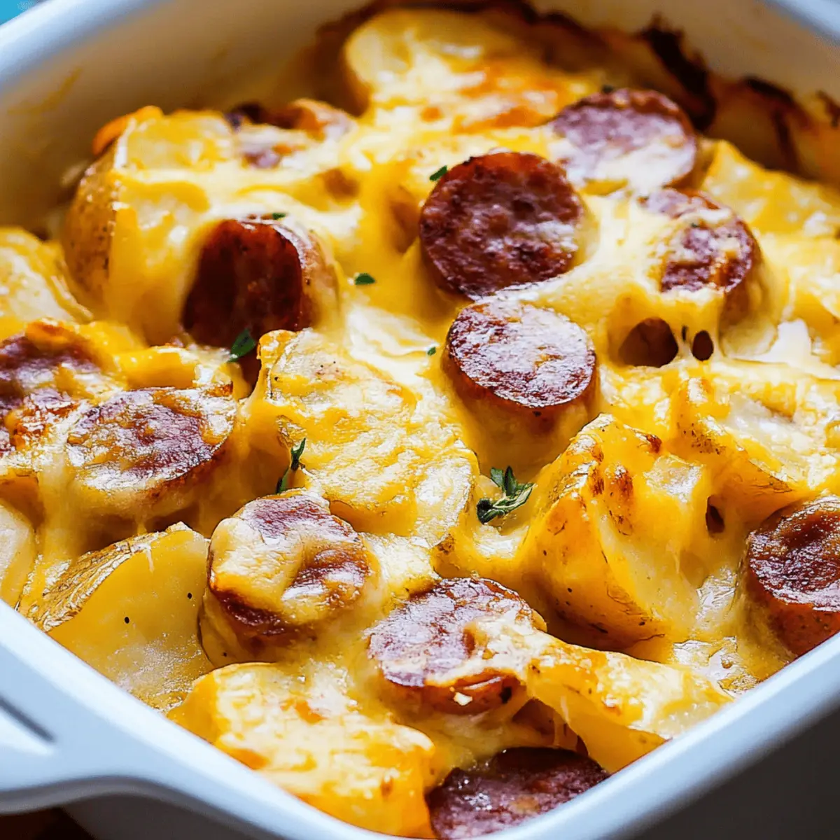 Cheesy Ranch Potatoes and Smoked Sausage Casserole Recipe
