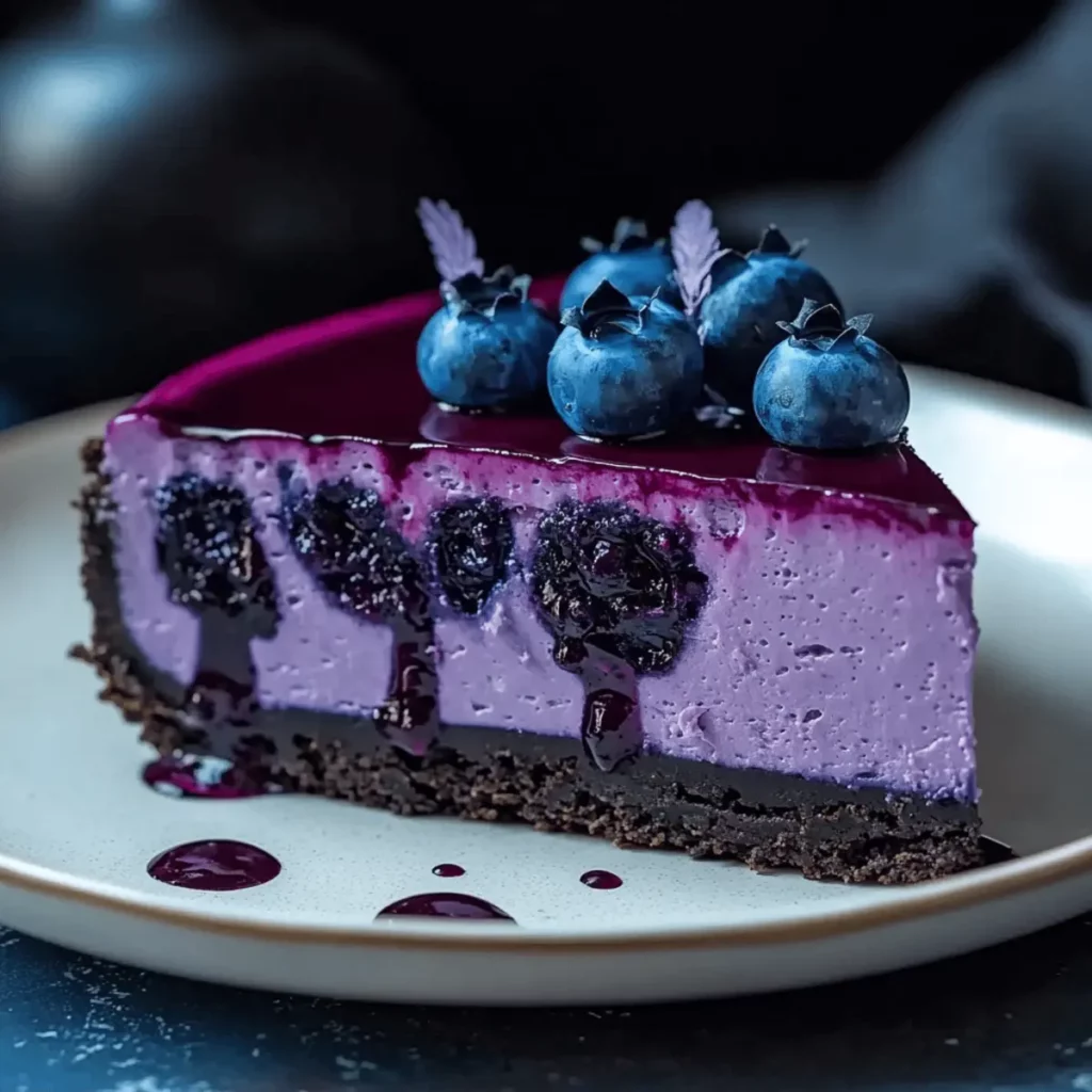 Ravenclaw Midnight Blueberry Cheesecake