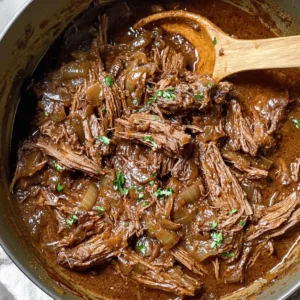 Hearty Instant Pot French Onion Pot Roast Recipe