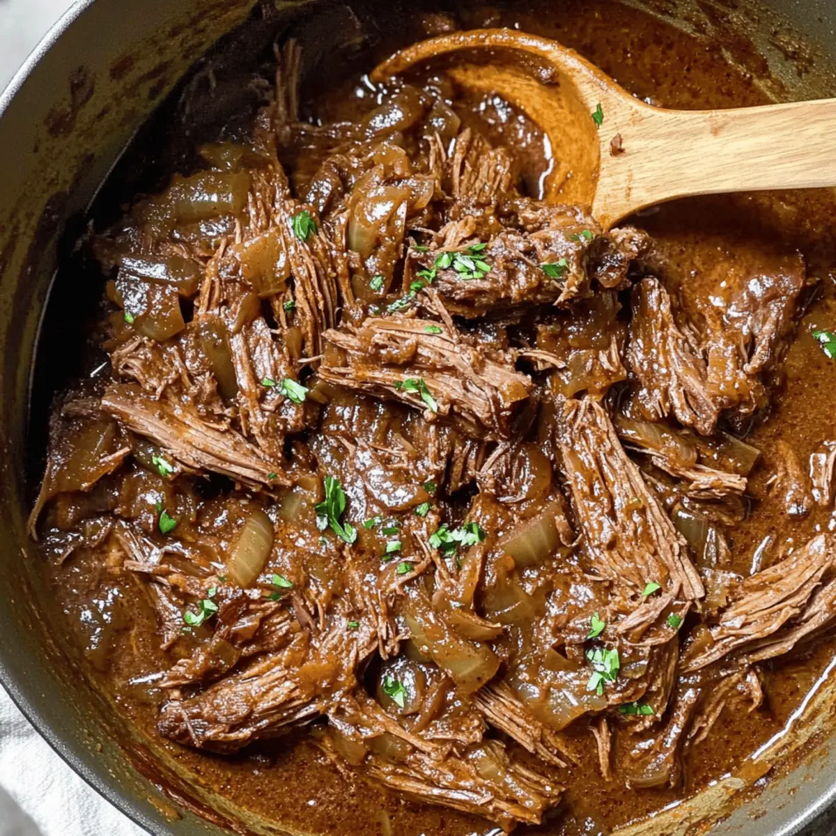Hearty Instant Pot French Onion Pot Roast Recipe