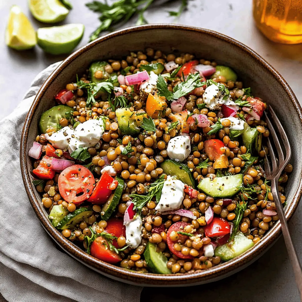Delicious Mediterranean Lentil Salad Recipe for Healthy Meals
