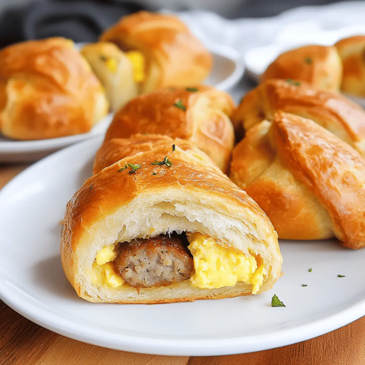 Quick & Delicious Sausage Egg Breakfast Rolls Ready in 30 Minutes