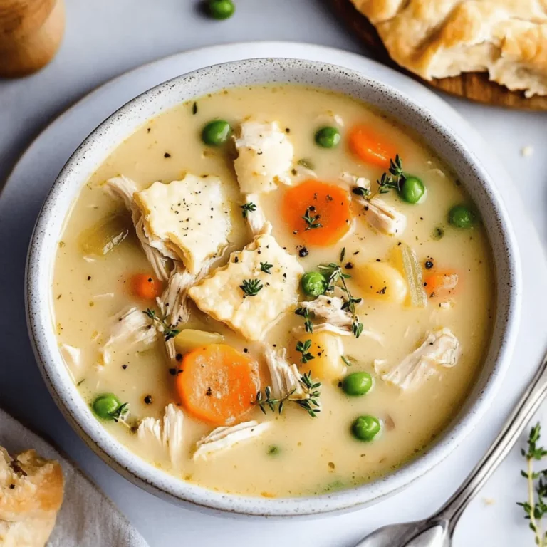 Healthy Chicken Pot Pie Soup