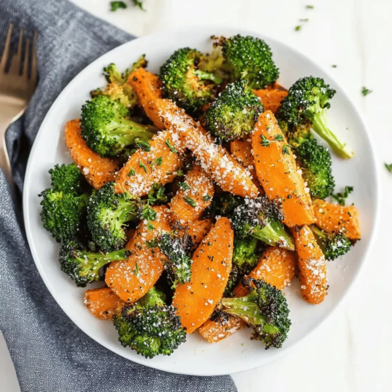 Roasted Broccoli and Carrots