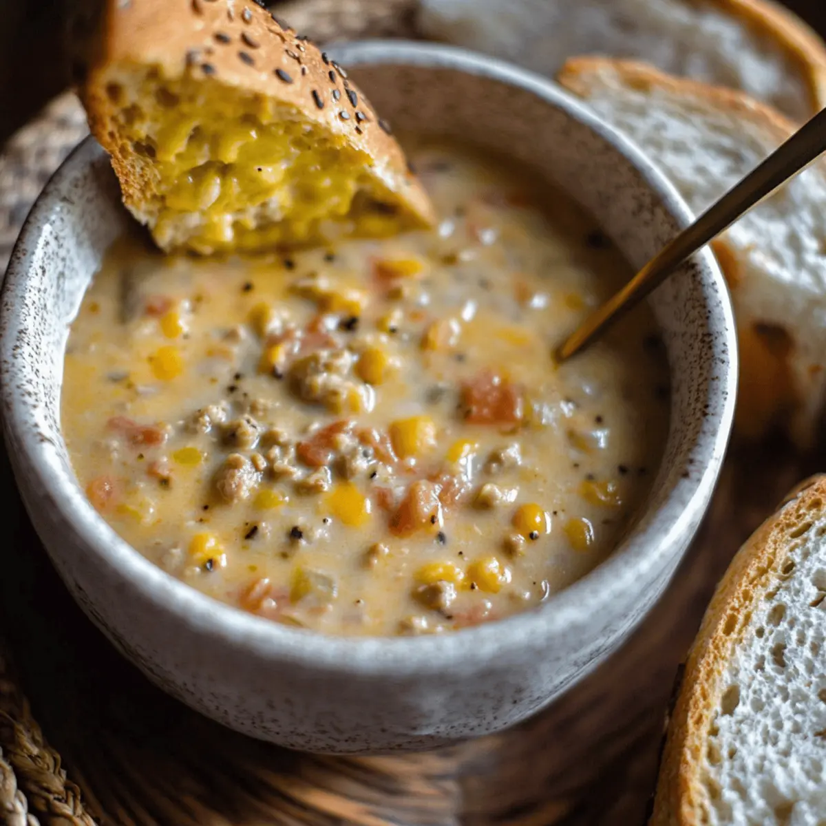 Mama B's Cheeseburger Chowder