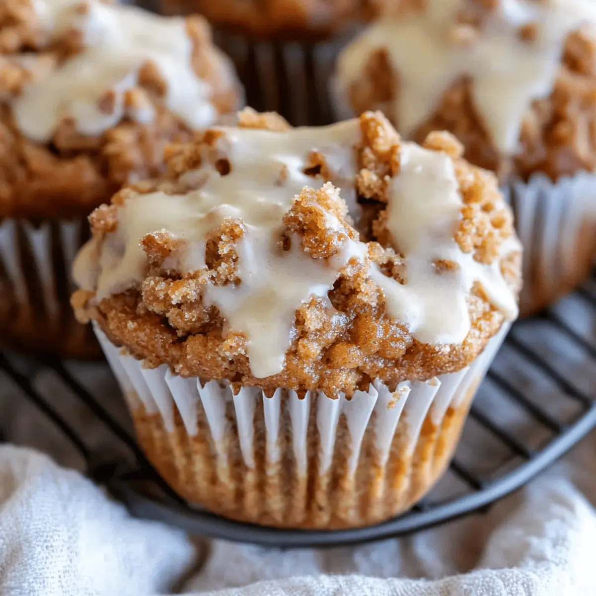 Bakery-Style Pumpkin Muffins with Brown-Sugar Crumble Recipe
