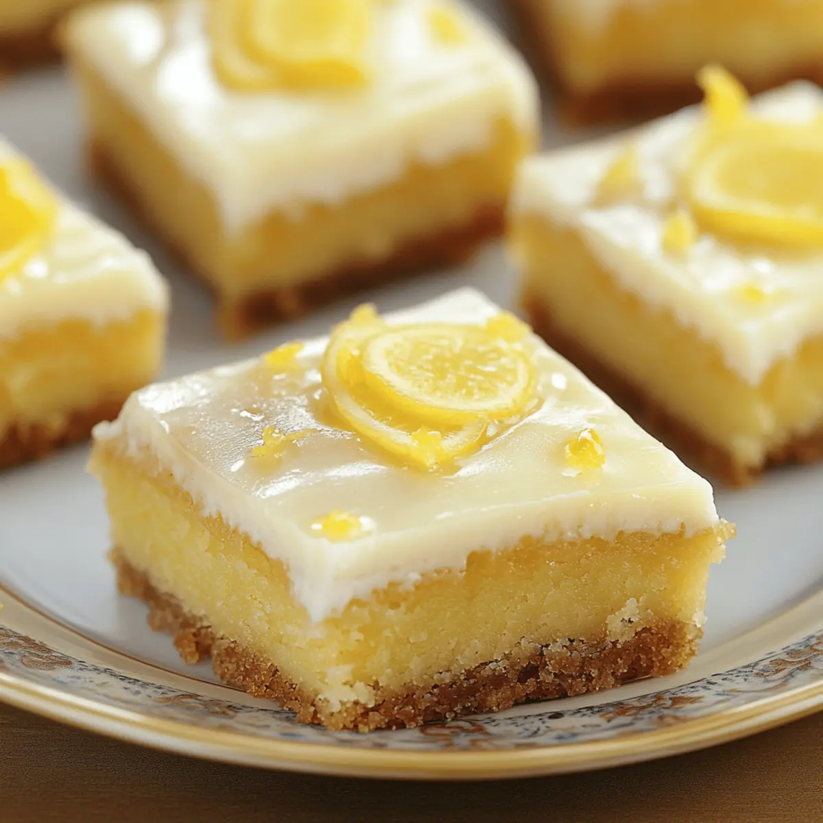 Delicious Lemon Brownie Bars Recipe with Tangy Lemon Glaze