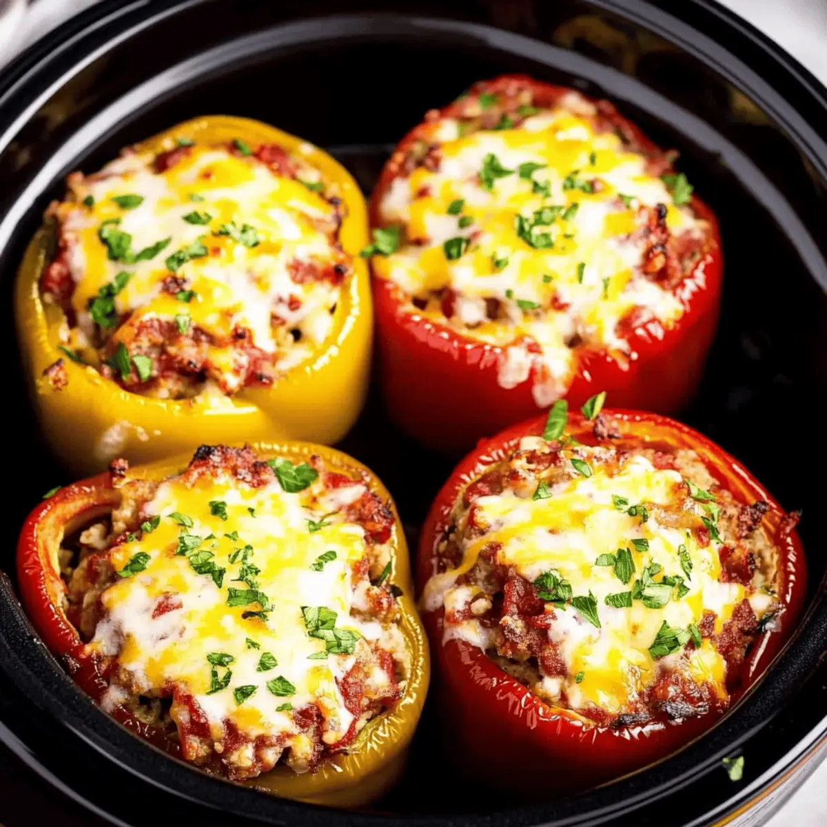 Easy Slow Cooker Stuffed Bell Peppers Recipe for Busy Weeknights