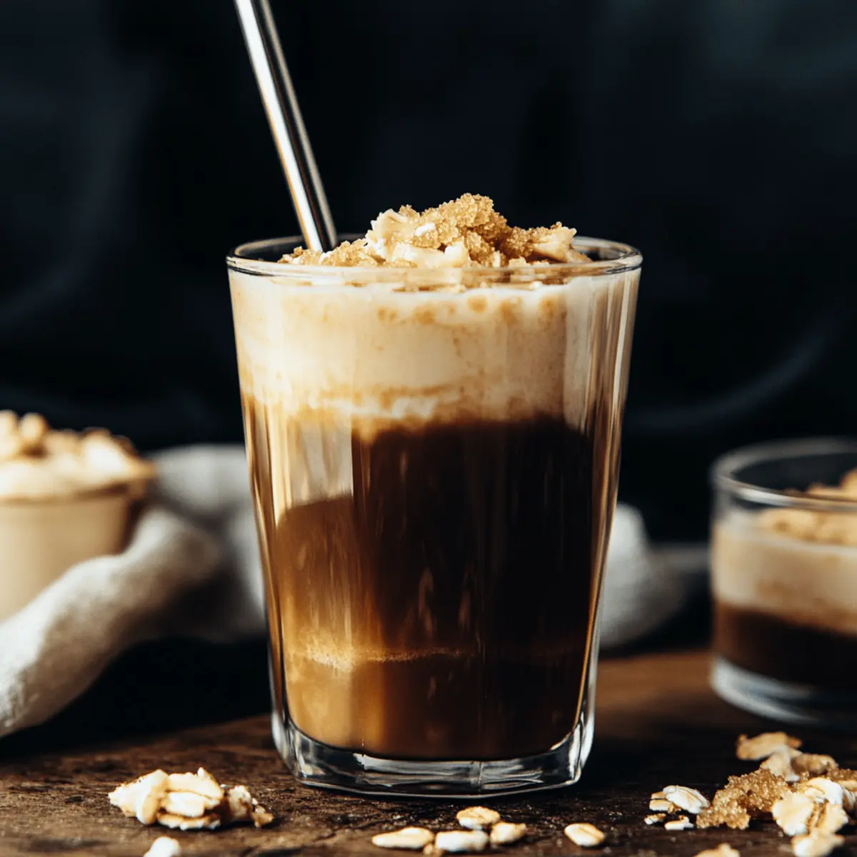 Delicious Maple Brown Sugar Oat Milk Latte for Iced Coffee Lovers