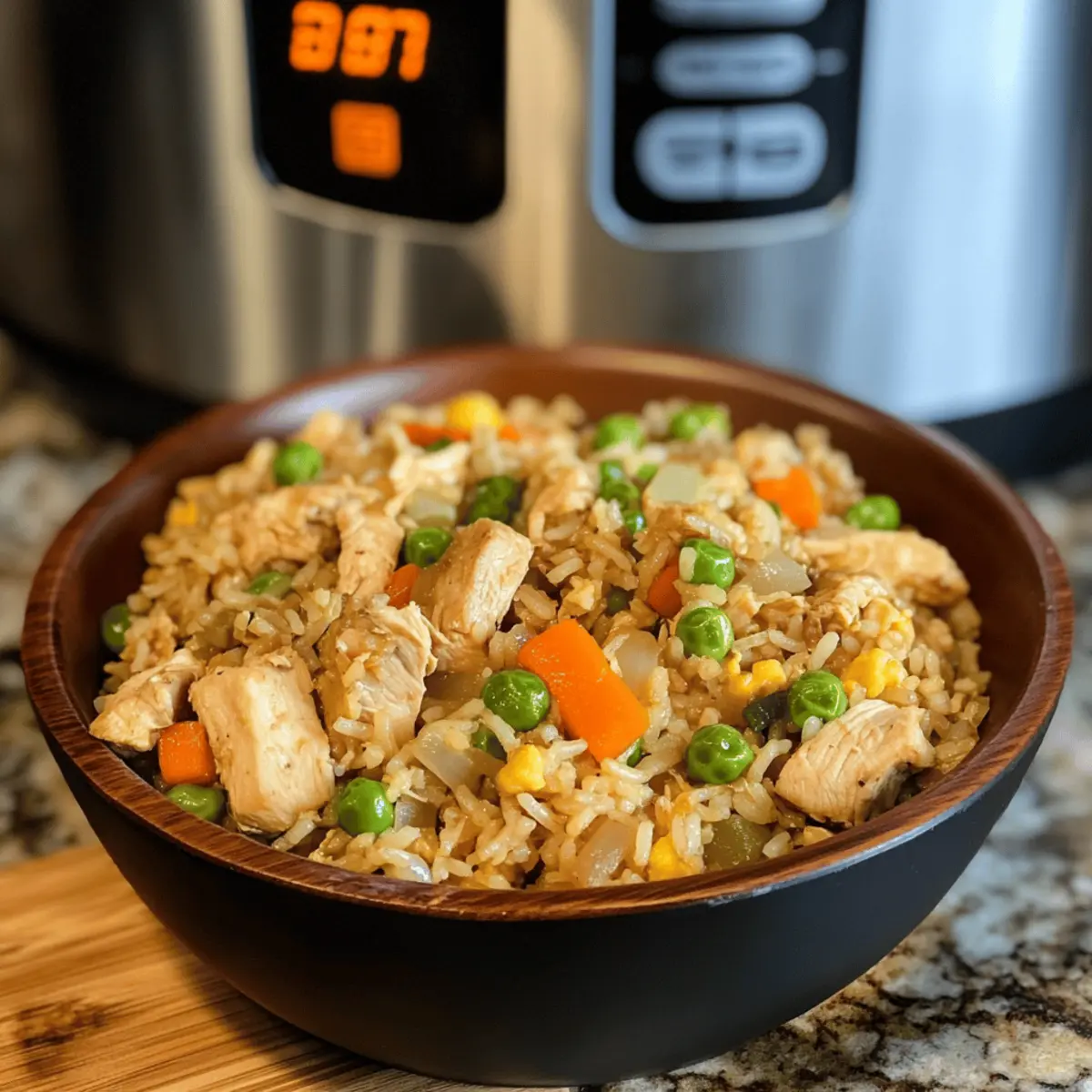 Instant Pot Chicken Fried Rice