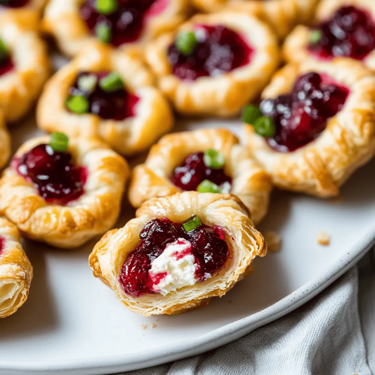 Delicious Cranberry Cream Cheese Crescent Bites for Your Next Party
