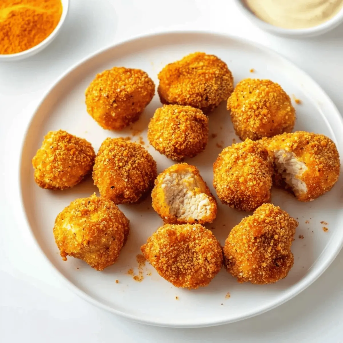 Air Fryer Ranch-Crusted Chicken Bites