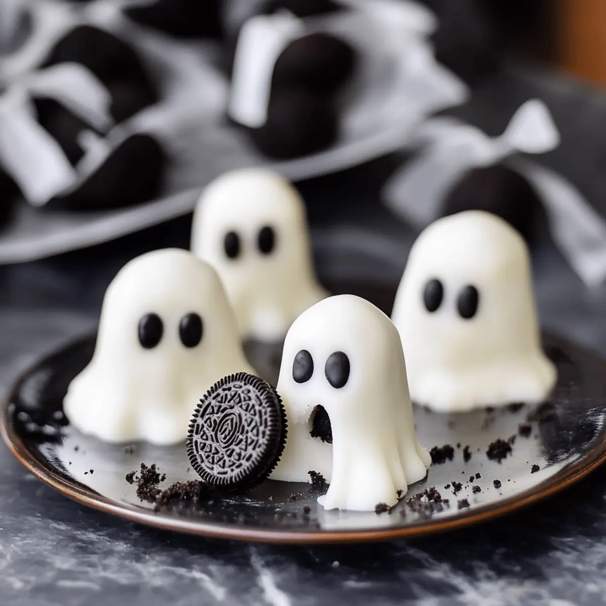 Easy No-Bake Oreo Ghost Truffles Recipe for Halloween Fun