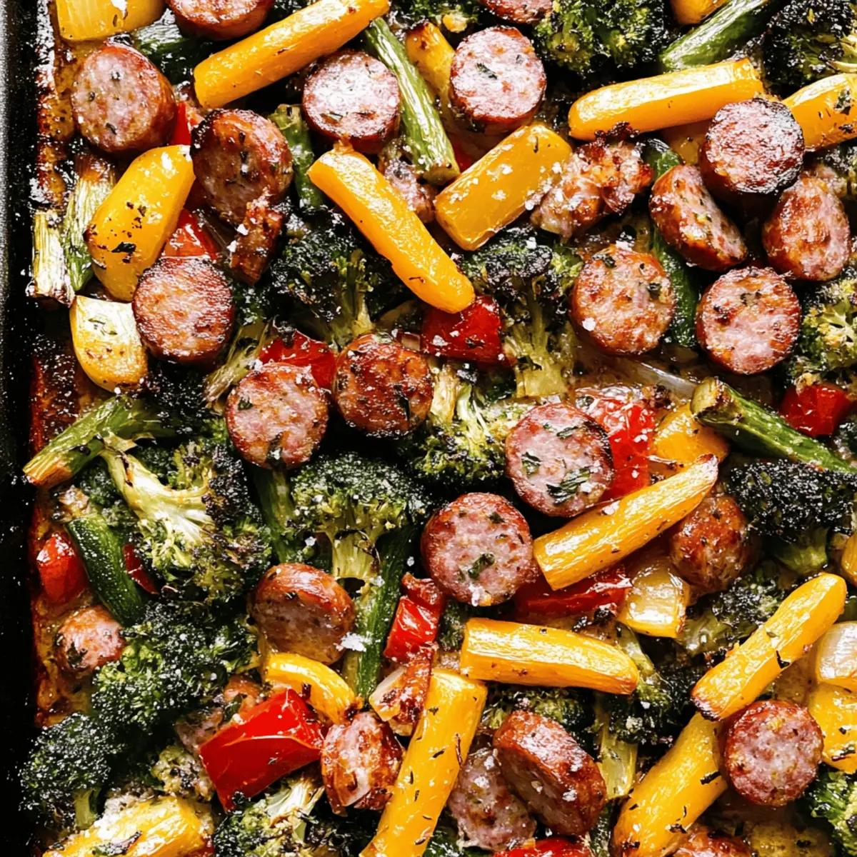 Easy Sheet Pan Sausage & Veggies for Quick Weeknight Dinners