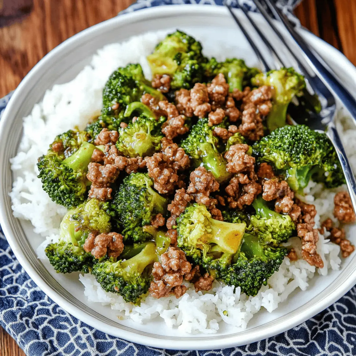 Quick & Easy Honey Garlic Ground Beef and Broccoli Stir-Fry Recipe