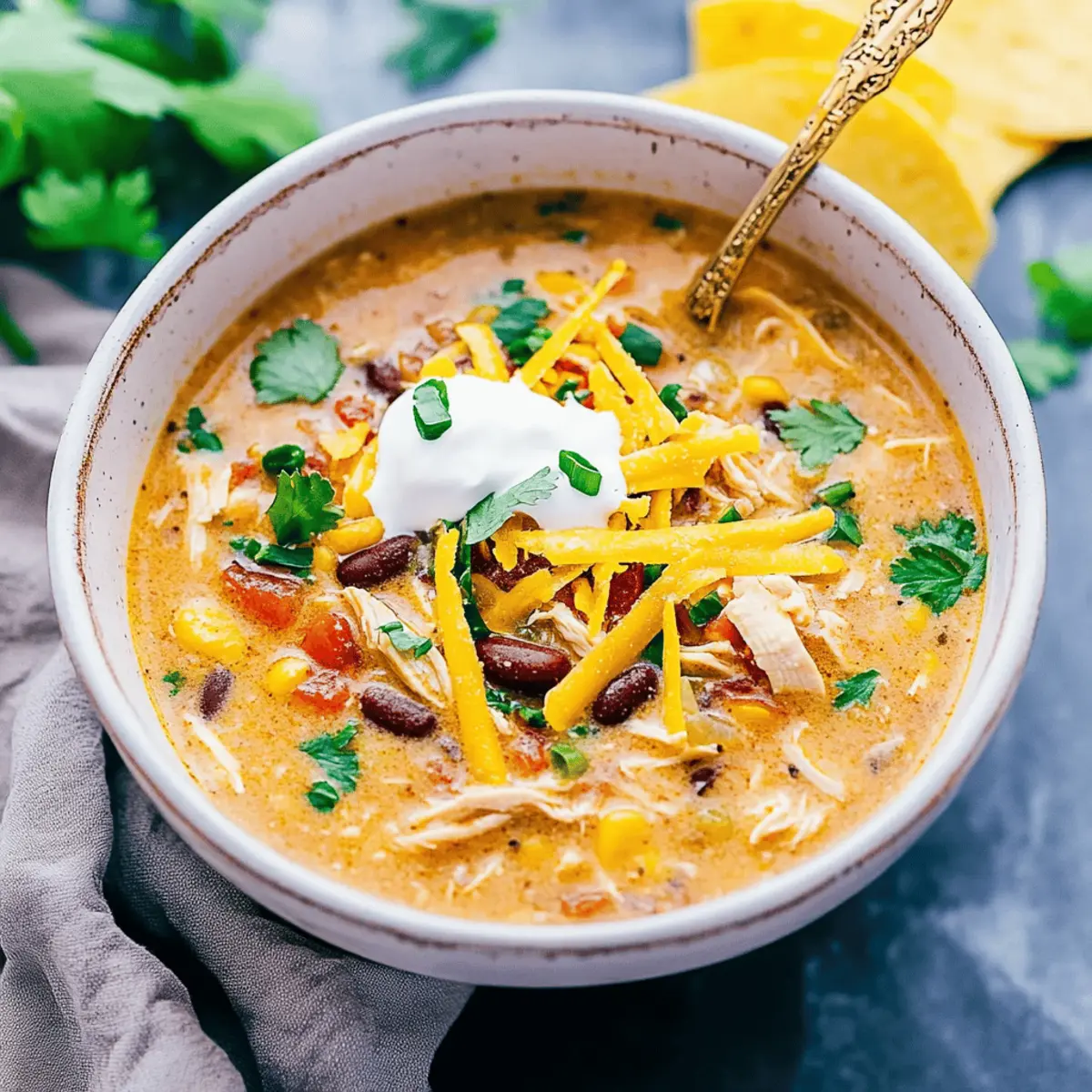 Easy Crockpot Chicken Tortilla Soup Recipe for Comforting Flavor