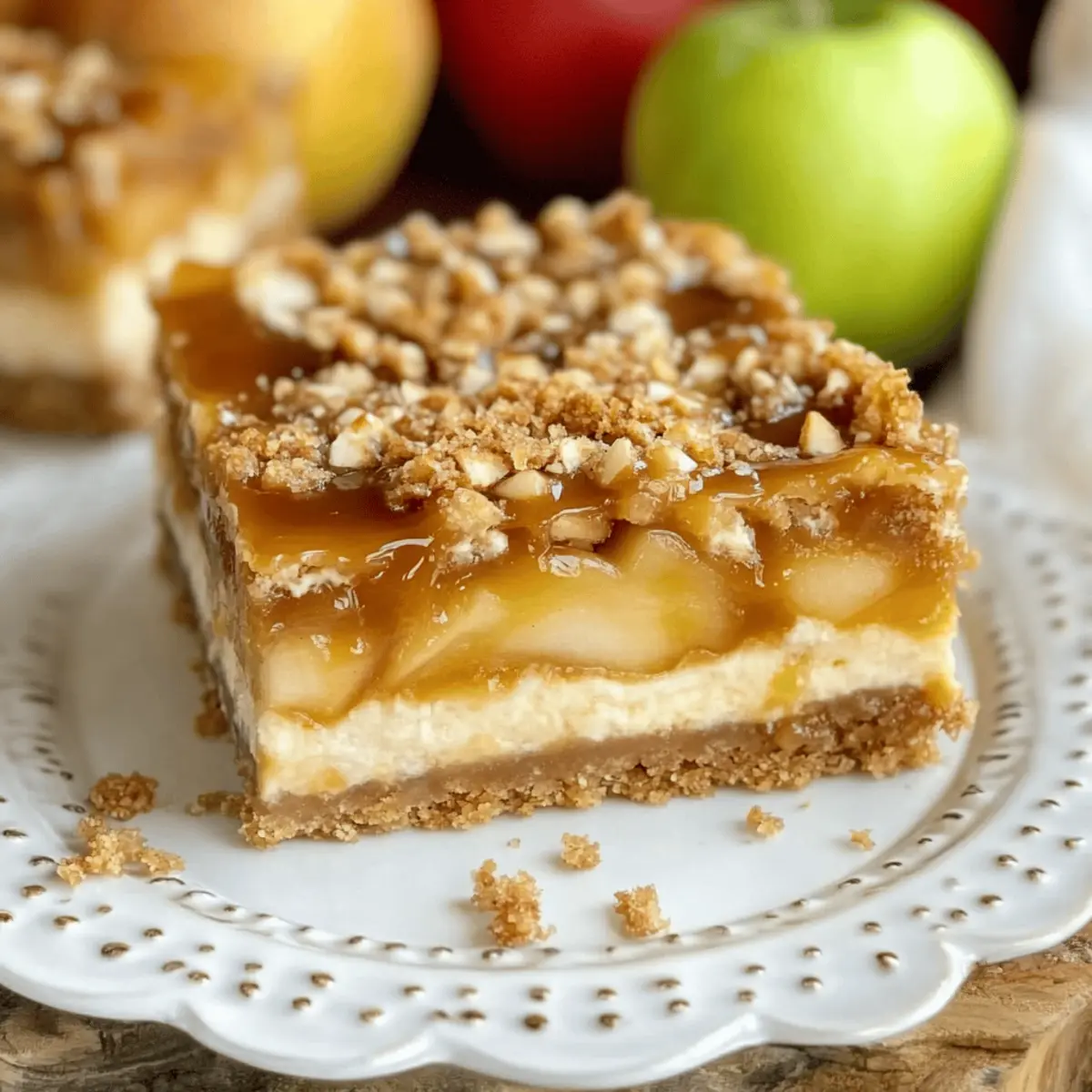 Delicious Caramel Apple Cheesecake Bars Recipe to Satisfy Cravings