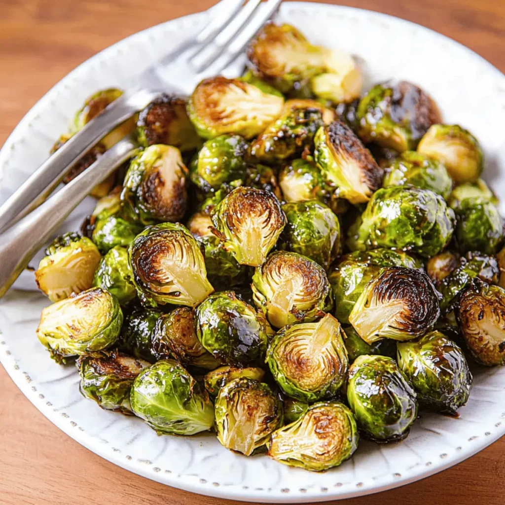 Honey Balsamic Brussels Sprouts