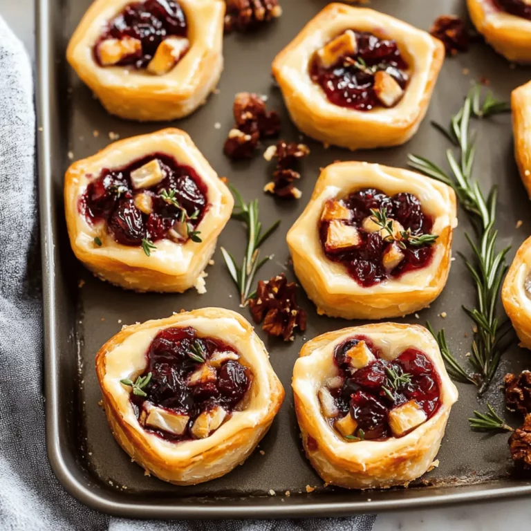 Cranberry Brie Bites