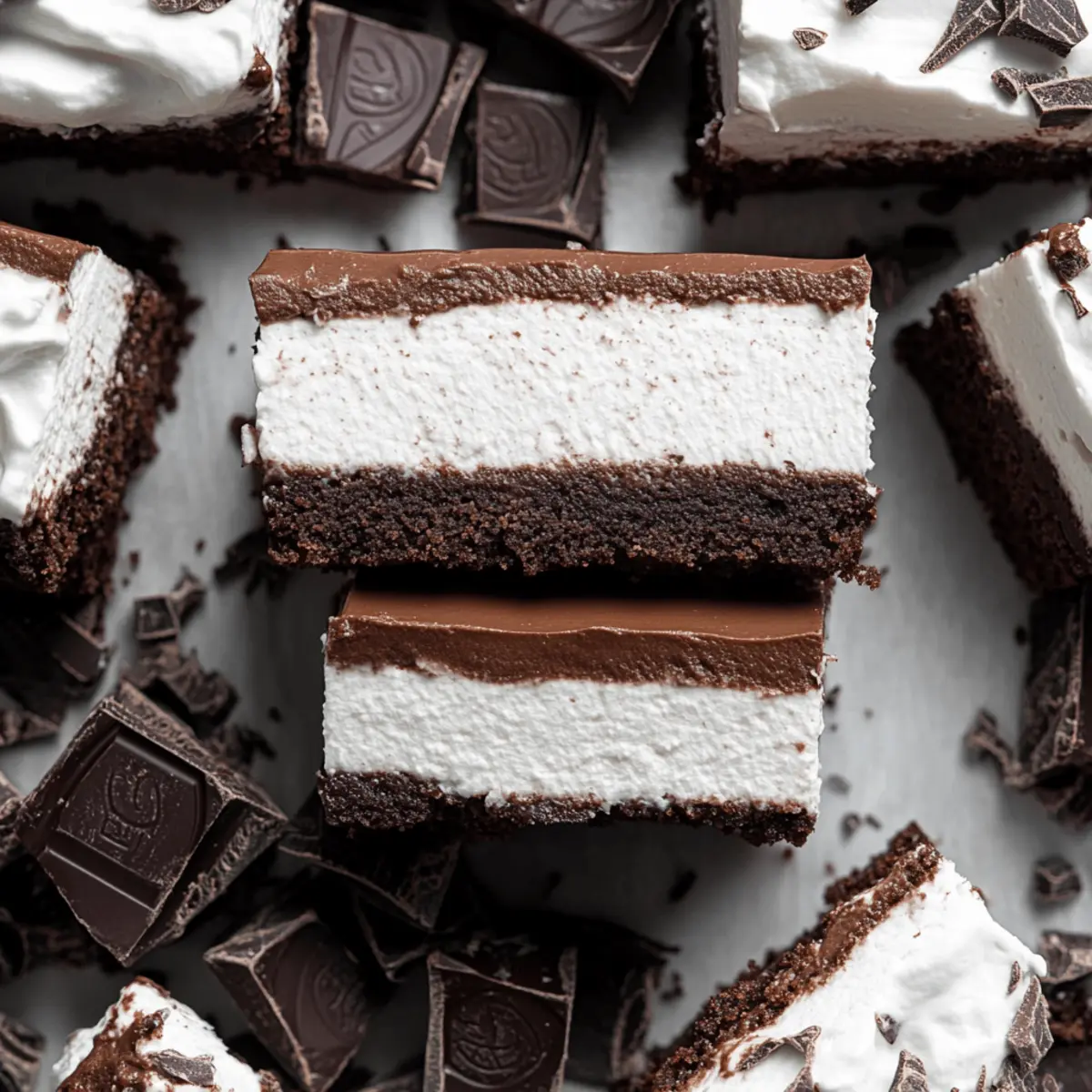 Easy Chocolate Cream Pie Bars