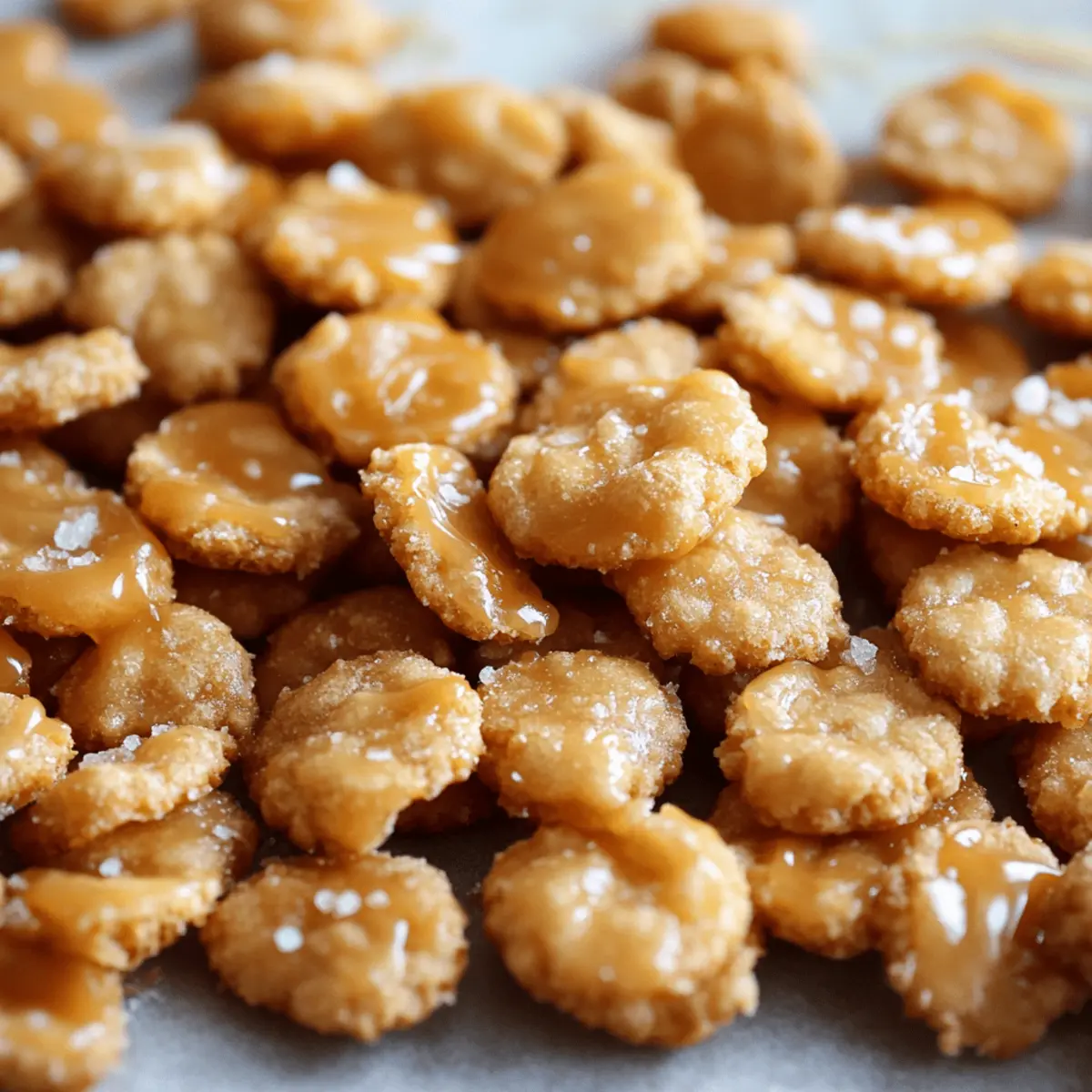 Irresistible Salted Caramel Cracker Bites in Just 24 Minutes