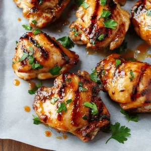 Sweet Chili Glazed Chicken Thighs